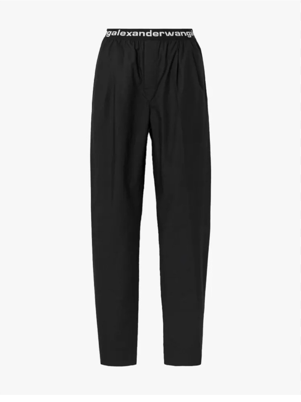 Alexander Wang Black Straight-Leg Women's Pants